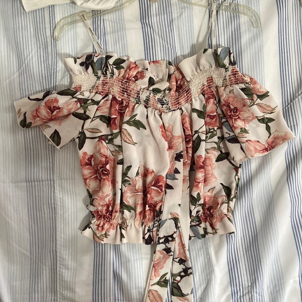 Flowered Top Shirt